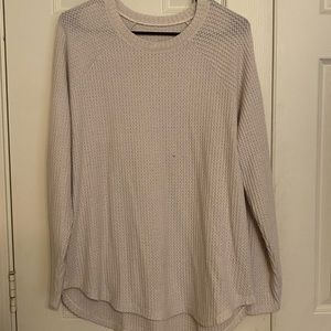 American Eagle Long Sleeve waffle tee